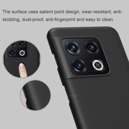 Husa OnePlus 10 Pro, Nillkin Super Frosted Shield, Negru [4]