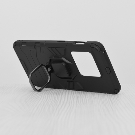 Husa OnePlus 10 Pro, Techsuit Shield Ring, Negru [3]