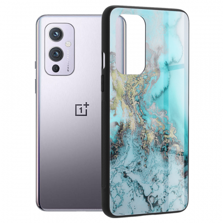 OnePlus - Husa OnePlus 9, Glaze Series, Blue Ocean