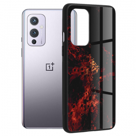 OnePlus - Husa OnePlus 9, Glaze Series, Red Nebula