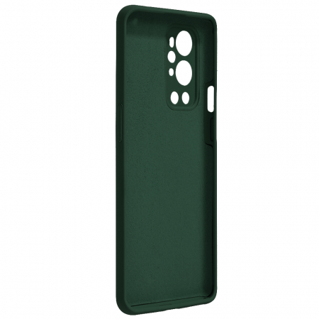 Husa OnePlus 9 Pro, Soft Edge Silicone, Dark Green [2]