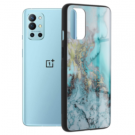 OnePlus - Husa OnePlus 9R, Glaze Series, Blue Ocean