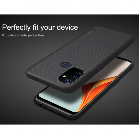 Husa OnePlus N100, Nillkin Super Frosted Shield, Negru [2]