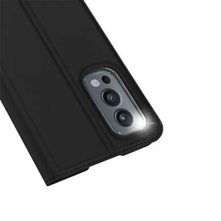 Husa OnePlus Nord 2 5G, Dux Ducis Skin Pro Flip Book, Negru [2]
