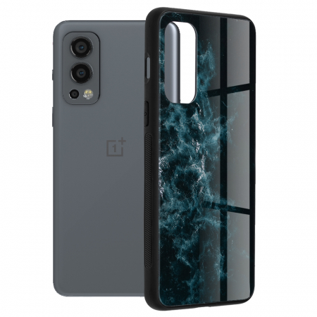 OnePlus Nord 2 5G - Husa OnePlus Nord 2 5G, Glaze Series, Blue Nebula