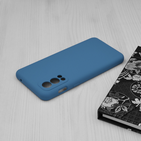 Husa OnePlus Nord 2 5G, Soft Edge Silicone, Denim Blue [4]
