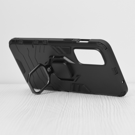 Husa OnePlus Nord 2 5G, Techsuit Shield Ring, Negru [1]