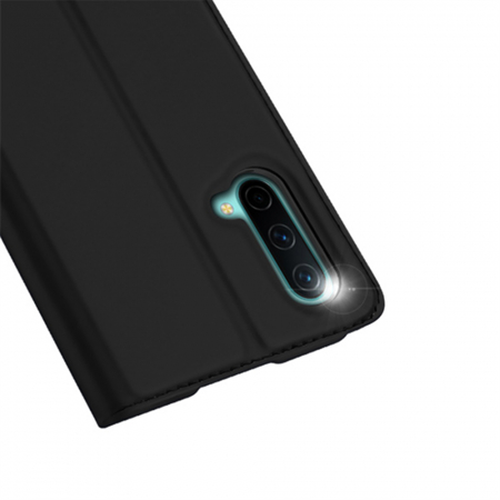 Husa OnePlus Nord CE 5G, Dux Ducis Skin Pro Flip Book, Negru [1]