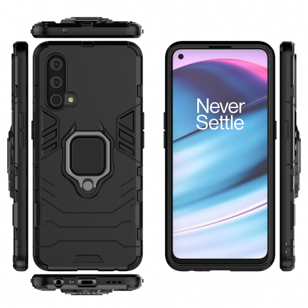 Husa OnePlus Nord CE 5G, Techsuit Shield Ring, Negru [7]