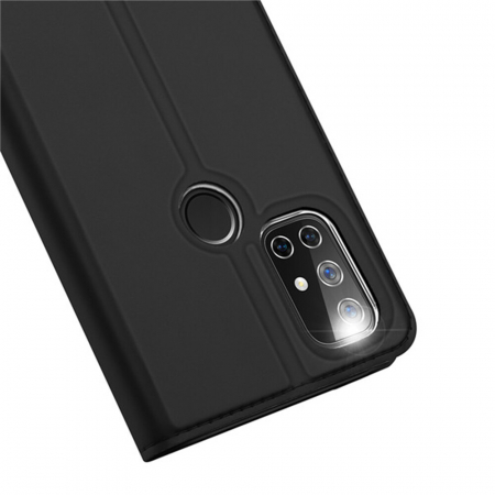Husa Oneplus Nord N10 5G, Dux Ducis Skin Pro Flip Book, Negru [1]