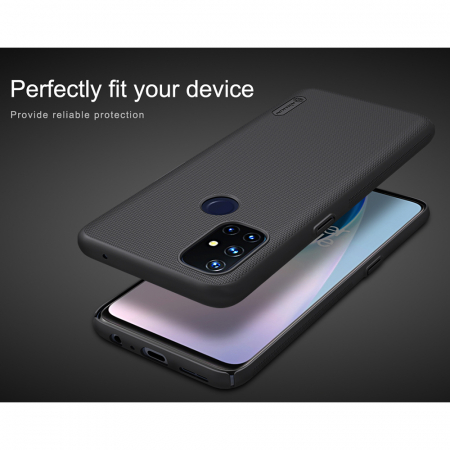 Husa OnePlus Nord N10 5G, Nillkin Super Frosted Shield, Negru [2]