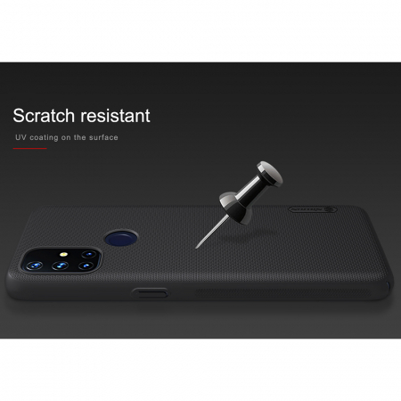 Husa OnePlus Nord N10 5G, Nillkin Super Frosted Shield, Negru [3]