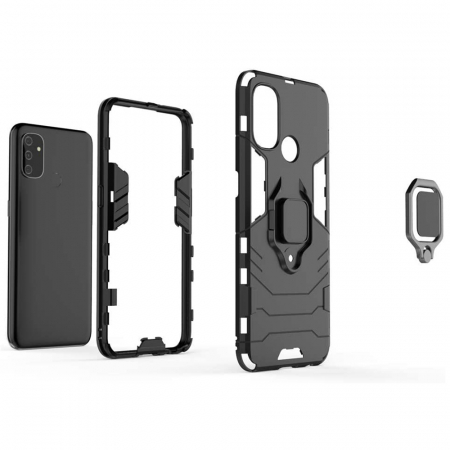 Husa OnePlus Nord N100, Techsuit Shield Ring, Negru [5]
