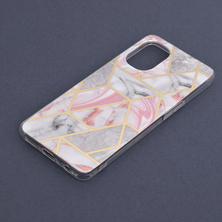 Husa OnePlus Nord N20 5G, Techsuit Marble Series, Pink Hex [2]