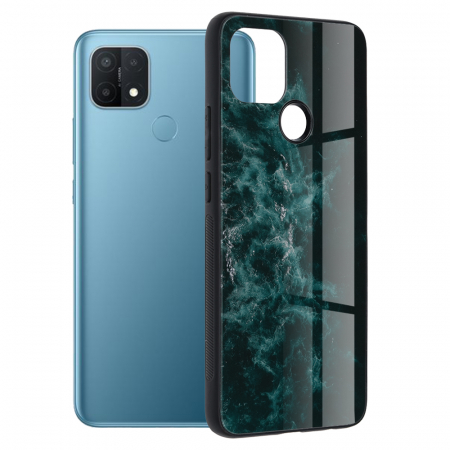 Oppo A15 / A15s - Husa OPPO A15 / A15s, Glaze Series, Blue Nebula