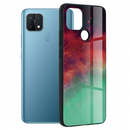 Oppo A15 / A15s - Husa OPPO A15 / A15s, Glaze Series, Fiery Ocean