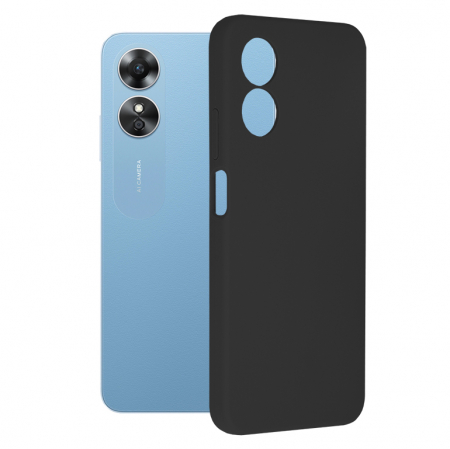 Oppo - Husa OPPO A17, Soft Edge Silicone, Negru