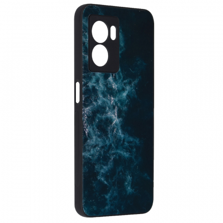Husa OPPO A77, Glaze Series, Blue Nebula [5]
