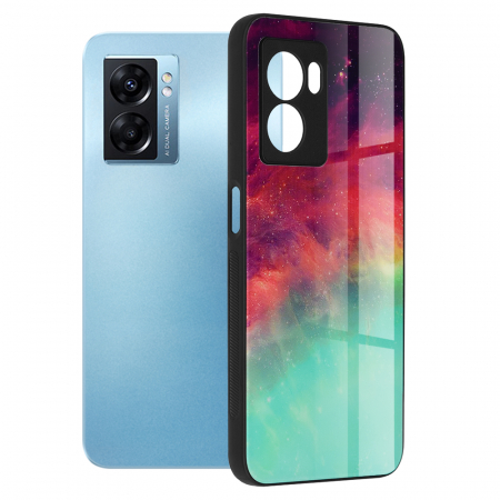 Oppo A77 - Husa OPPO A77, Glaze Series, Fiery Ocean