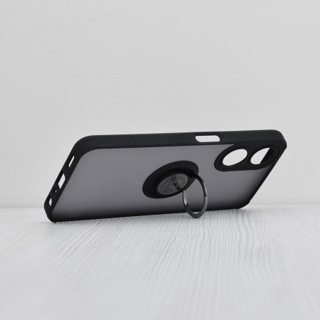 Husa OPPO A78 5G cu inel suport stand magnetic, Negru [3]