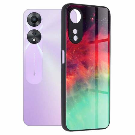 Oppo A78 5G - Husa OPPO A78 5G, Glaze Series, Fiery Ocean