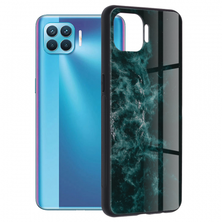 Oppo - Husa OPPO Reno4 Lite, Glaze Series, Blue Nebula