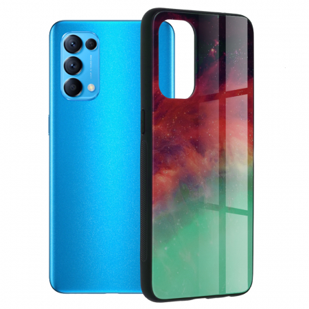 Oppo Reno5 5G - Husa OPPO Reno5 5G, Glaze Series, Fiery Ocean