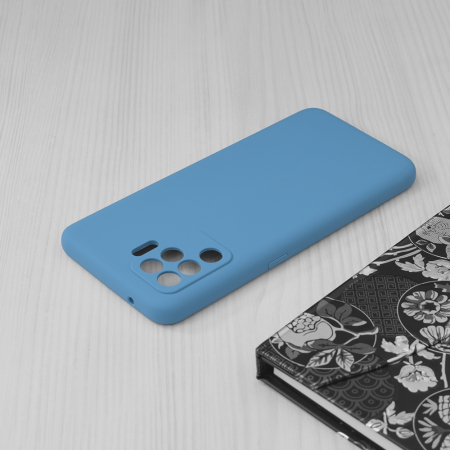 Husa OPPO Reno5 Lite / A94, Soft Edge Silicone, Denim Blue [3]
