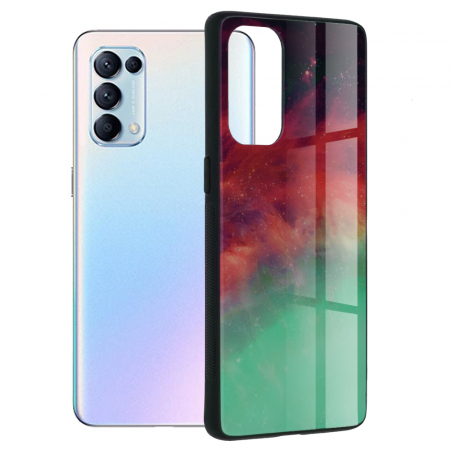 Oppo - Husa OPPO Reno5 Pro 5G, Glaze Series, Fiery Ocean