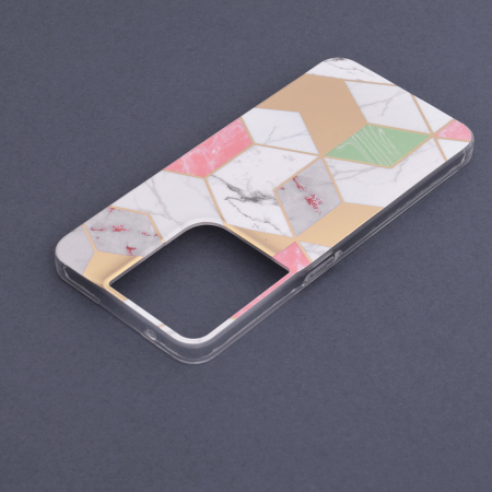 Husa OPPO Reno8 4G, Techsuit Marble Series, Purple Hex [4]