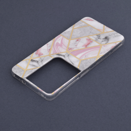 Husa OPPO Reno8 Pro, Techsuit Marble Series, Pink Hex [5]