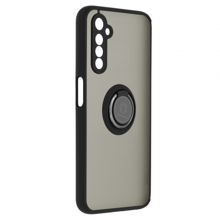 Husa Realme 6 / 6S cu inel suport stand magnetic, Negru [1]
