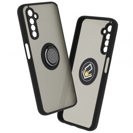 Realme 6 / 6S - Husa Realme 6 / 6S cu inel suport stand magnetic, Negru