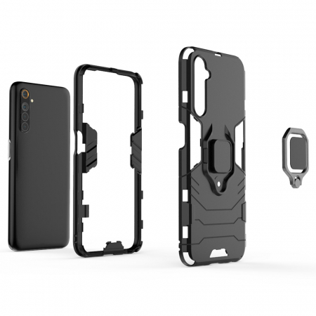 Husa Realme 6 / 6S, Techsuit Shield Ring, Negru [5]