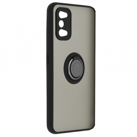 Husa Realme 7 Pro cu inel suport stand magnetic, Negru [1]