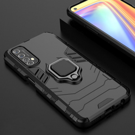 Husa Realme 7, Techsuit Shield Ring, Negru [6]
