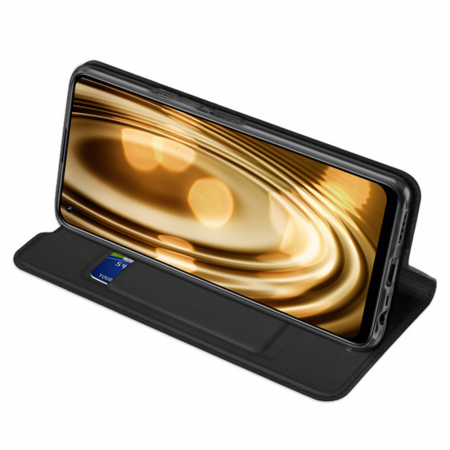 Husa Realme 8 / 8 Pro, Dux Ducis Skin Pro Flip Book, Negru [2]