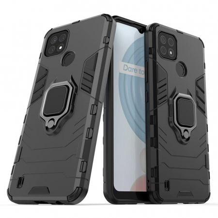 Husa Realme C21, Techsuit Shield Ring, Negru [8]
