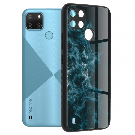 Realme - Husa Realme C21Y, Glaze Series, Blue Nebula