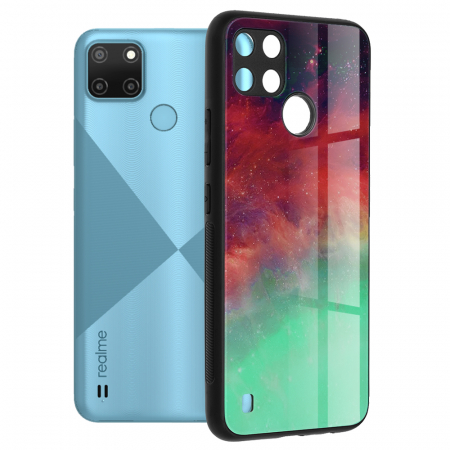 Realme - Husa Realme C21Y, Glaze Series, Fiery Ocean