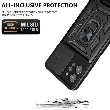 Husa Realme C31 cu protectie camera Techsuit CamShield Series, Negru [2]