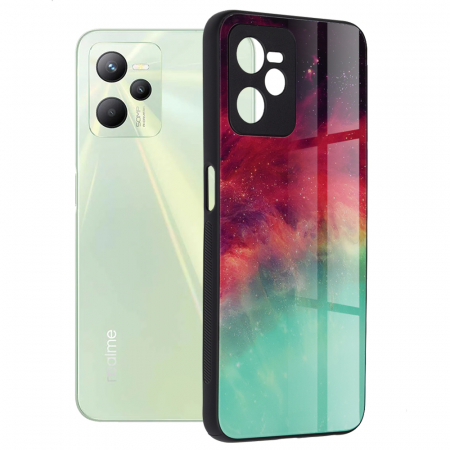Realme C35 - Husa Realme C35, Glaze Series, Fiery Ocean