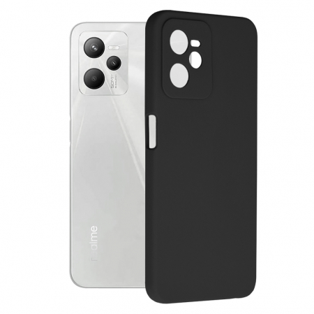 Realme - Husa Realme C35, Soft Edge Silicone, Negru