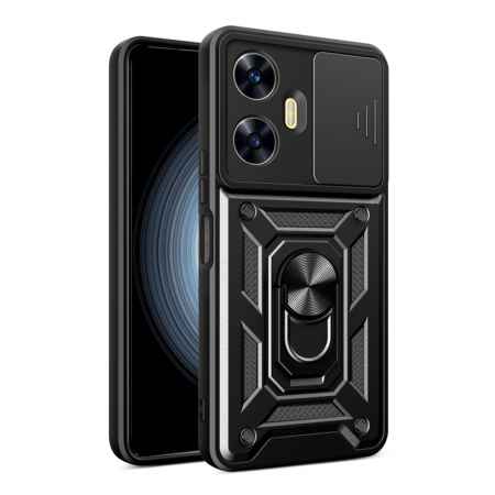 Realme C55 - Husa Realme C55 cu protectie camera Techsuit CamShield Series, Negru
