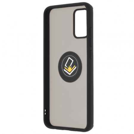 Husa Samsung Galaxy A02s cu inel suport stand magnetic, Negru [3]