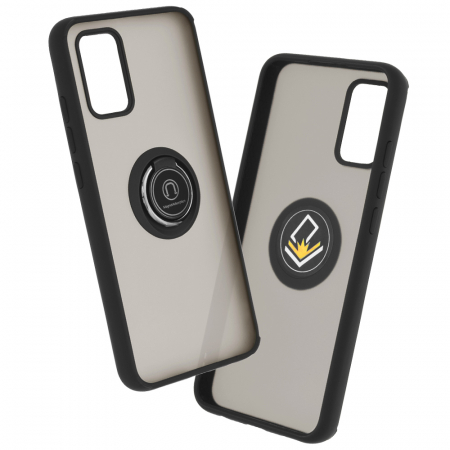 Galaxy A02s - Husa Samsung Galaxy A02s cu inel suport stand magnetic, Negru