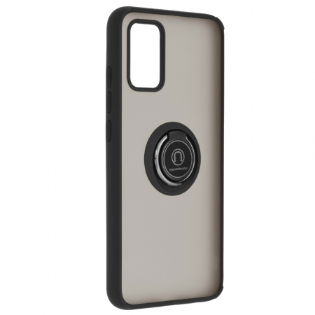 Husa Samsung Galaxy A02s cu inel suport stand magnetic, Negru [4]