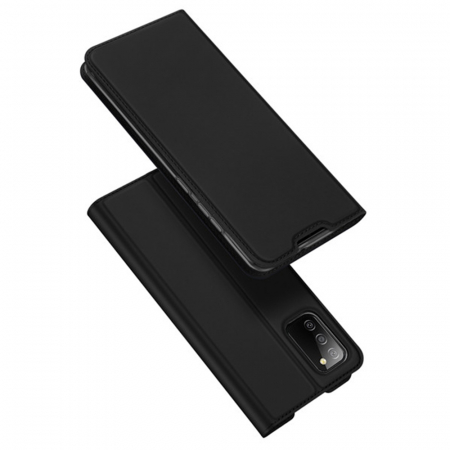 Galaxy A02s - Husa Samsung Galaxy A02s, Dux Ducis Skin Pro Flip Book, Negru