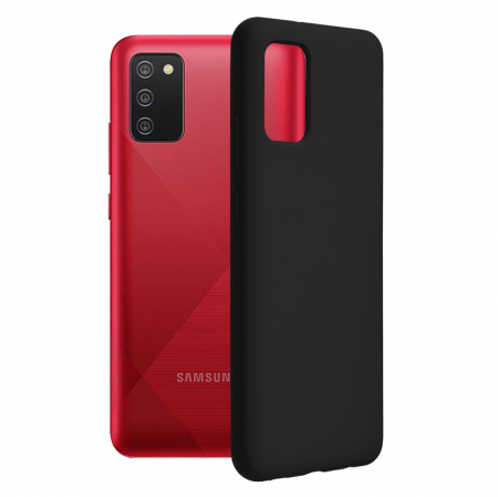 Galaxy A02s - Husa Samsung Galaxy A02s, Soft Edge Silicone, Negru