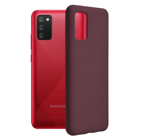 Galaxy A02s - Husa Samsung Galaxy A02s, Soft Edge Silicone, Plum Violet